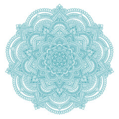 MANDALA AZUL AQUA
