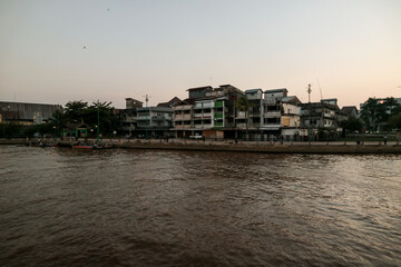 Beautiful Panorama on the Kapuas River, Pontianak