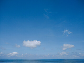 Naklejka na ściany i meble blue sky background, beautiful sunny cloud, bright clear sky