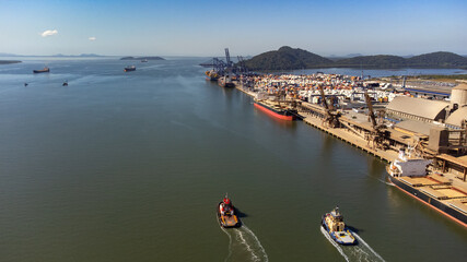 Port of Paranaguá - Paraná - Brazil - obrazy, fototapety, plakaty