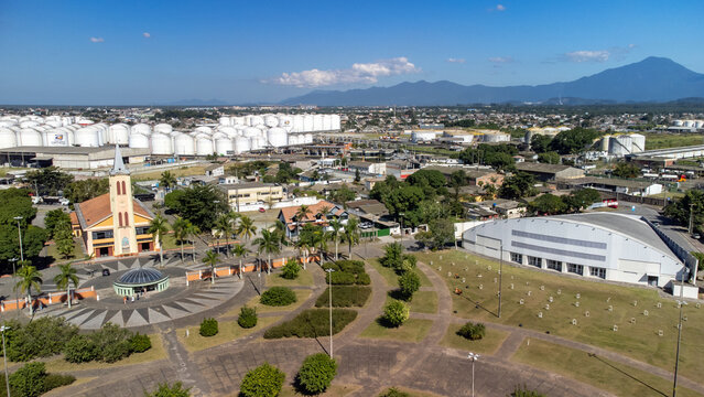 Sanctuary of Nossa Senhora do Rocio - Paranagu&aacute; - Paran&aacute; - Brazil - Pra&ccedil;a da F&eacute;.