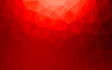 Light Red vector low poly cover.