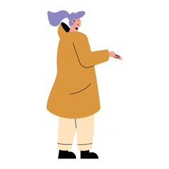 female homeless asking