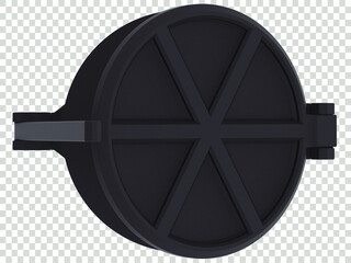 tortilla press render 3d png