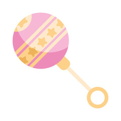 pink baby maracas