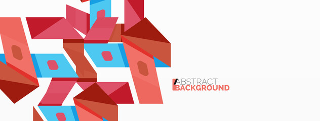 Abstract line and triangle background. Creative geometric abstract backdrop. Business template for wallpaper, banner, background or landing