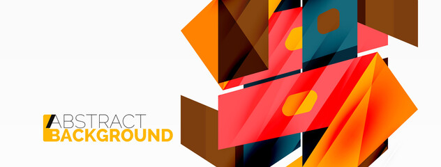 Abstract line and triangle background. Creative geometric abstract backdrop. Business template for wallpaper, banner, background or landing