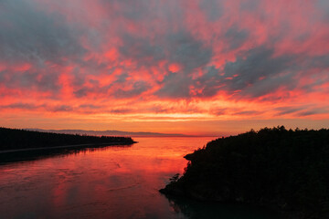 Beautiful Sunset, Deception Pass State Park