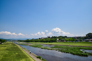 金沢の犀川の風景　【石川県風景】