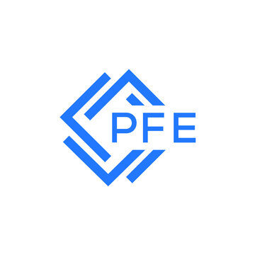 PFE technology letter logo design on white  background. PFE creative initials technology letter logo concept. PFE technology letter design.
