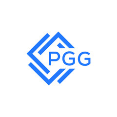 PGG technology letter logo design on white  background. PGG creative initials technology letter logo concept. PGG technology letter design.
