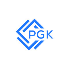 PGK technology letter logo design on white  background. PGK creative initials technology letter logo concept. PGK technology letter design.
