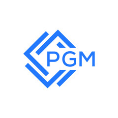 PGM technology letter logo design on white  background. PGM creative initials technology letter logo concept. PGM technology letter design.
