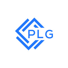 PLG technology letter logo design on white  background. PLG creative initials technology letter logo concept. PLG technology letter design.
