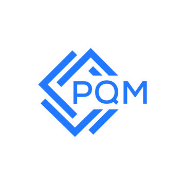 PQM technology letter logo design on white  background. PQM creative initials technology letter logo concept. PQM technology letter design.
