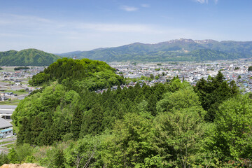 Obraz premium 越前大野市 天空の城 犬山から越前大野城の絶景 