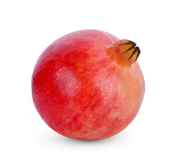 pomegranate fruit isolated on white background.