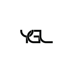 ygl letter original monogram logo design