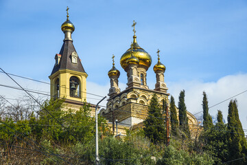 Saint Michael church in Alupka. Crimea