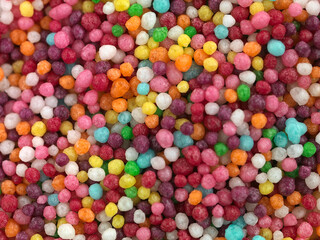 Fototapeta na wymiar colorful ornament candy