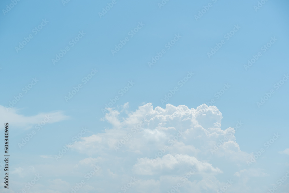 Canvas Prints many small clouds in blue sky.summer cloudy.white clouds floating in the sky