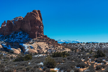 Winter in Arches National Park