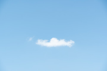 Many small clouds in blue sky.Summer cloudy.White clouds floating in the sky