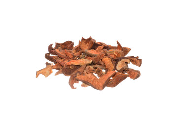 dried fruits isolated on white background