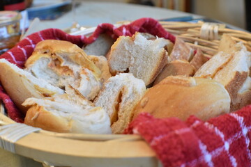 bread in a basket