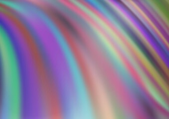 Light Silver, Gray vector background with bent ribbons.