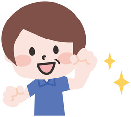 ポロシャツを着たシニア女性