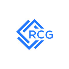 RCG technology letter logo design on white  background. RCG creative initials technology letter logo concept. RCG technology letter design.