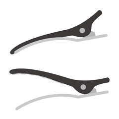 ヘアクリップのイラスト