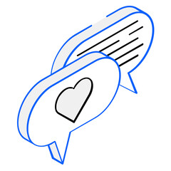 Obraz premium Romantic Chat 