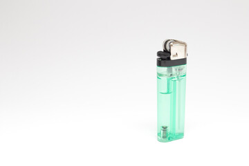 Gas lighter isolated on white background