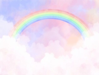 虹色の空　雲海　夢の中