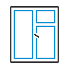 Icon Of Closed Window Frame