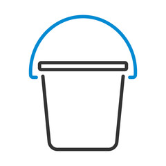 Icon Of Bucket
