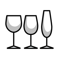 Icon Of Glasses Set