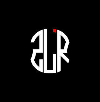 ZLR letter logo creative design with vector graphic
