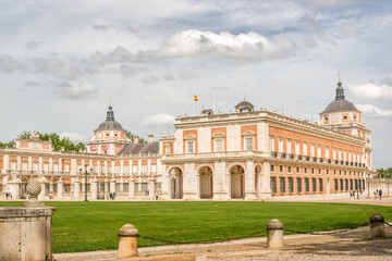 Fototapeta premium Royal Palace of Aranjuez. Begun to build in the 16th century, considered an asset of cultural interest. 