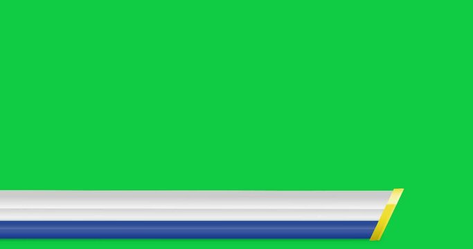 Lower thirds motion graphic elements with removal green screen background. For your video components