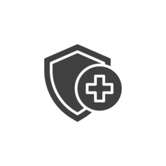Health insurance vector icon