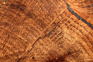 the oak texture is filled with epoxy resin