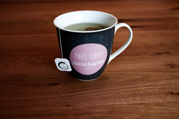 VISION stock image cup of tea