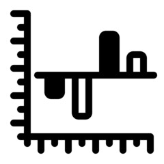 statistics glyph icon