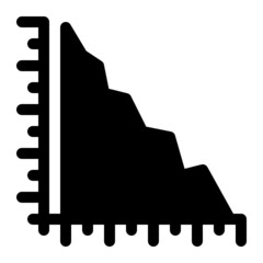 statistics glyph icon