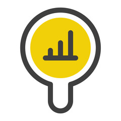 statistics line color icon