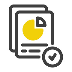 statistics line color icon