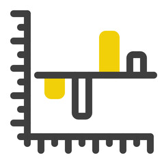 statistics line color icon